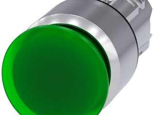 pulsador de seta iluminado, 22 mm, redondo, metal, (3SU1051-1AA40-0AA0)