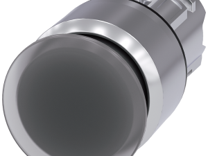 pulsador de seta iluminado, 22 mm, redondo, metal, (3SU1051-1AA70-0AA0)