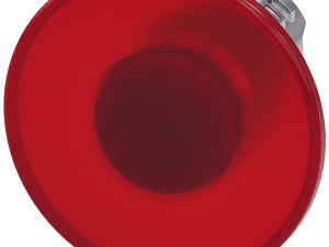 pulsador de seta iluminado, 22 mm, redondo, metal, (3SU1051-1CA20-0AA0)