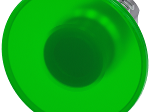 pulsador de seta iluminado, 22 mm, redondo, metal, (3SU1051-1CD40-0AA0)