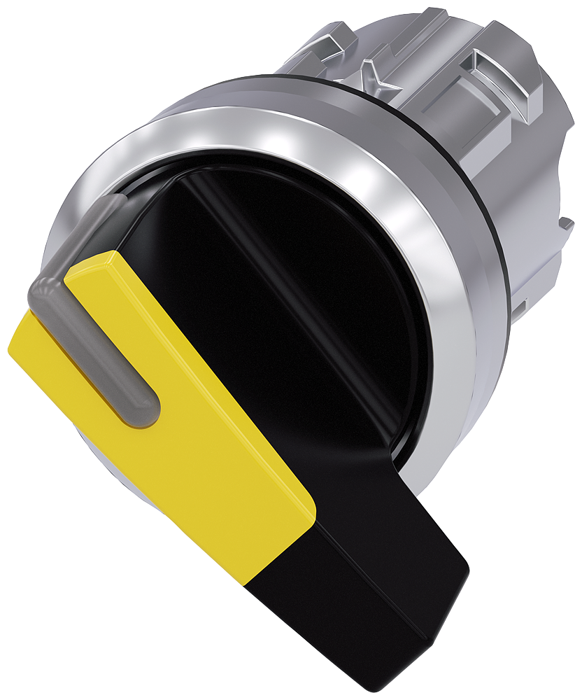 selector, iluminable, 22 mm, redondo, metal, brill (3SU1052-2CC30-0AA0)