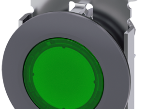 indicador luminoso con diseño de pulsador luminoso (3SU1061-0JD40-0AA0)