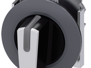 selector, iluminable, 30 mm, redondo, metal, mate, (3SU1062-2EL60-0AA0)