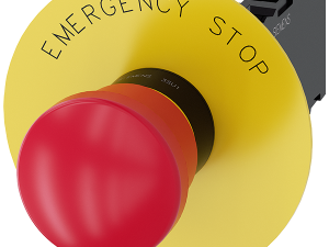 Pulsador de seta de PARADA DE EMERGENCIA, 22 mm, r (3SU1100-1HA20-1FG0)