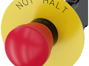 Pulsador de seta de PARADA DE EMERGENCIA, 22 mm, r (3SU1100-1HA20-1FH0)