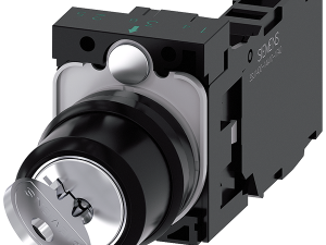 Interruptor de llave RONIS, 22 mm, redondo, plásti (3SU1100-4BF11-1FA0)