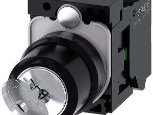 Interruptor de llave RONIS, 22 mm, redondo, plásti (3SU1100-4BF11-3BA0)