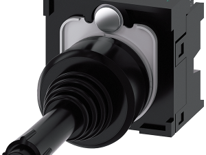 manipulador, 22 mm, redondo, plástico, negro, 2 po (3SU1100-7BD10-1NA0)