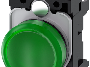 lámpara de señalización, 22 mm, redondo, plástico, (3SU1103-6AA40-3AA0)