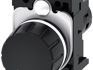 potenciómetro, compacto, 22 mm, redondo, plástico, (3SU1200-2PU10-1AA0)