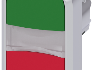 pulsadores dobles iluminado, 22 mm, redondo, metal (3SU1051-3AB42-0AA0)