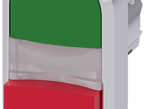 pulsadores dobles iluminado, 22 mm, redondo, metal (3SU1051-3BB42-0AA0)