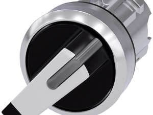 Selector iluminable, 22 mm, redondo, metal brillan (3SU1052-2FF60-0AA0)