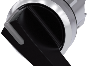 Selector iluminable, 22 mm, redondo, metal brillan (3SU1052-2CF10-0AA0)