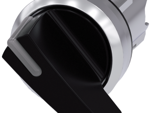 Selector iluminable, 22 mm, redondo, metal brillan (3SU1052-2CC10-0AA0)