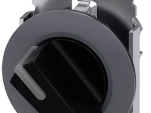 Selector iluminable, 30 mm, redondo, metal mate, n (3SU1062-2DC10-0AA0)