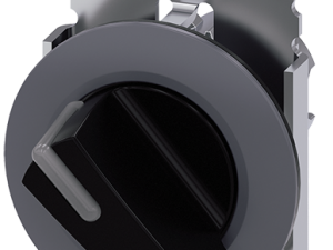 Selector iluminable, 30 mm, redondo, metal mate, n (3SU1062-2DF10-0AA0)