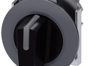 Selector iluminable, 30 mm, redondo, metal mate, n (3SU1062-2EL10-0AA0)