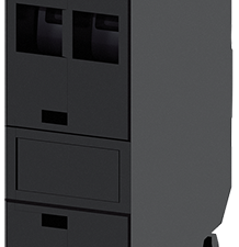 borne de apoyo, negro, bornes de resorte, para fij (3SU1400-1DA10-3AA0)