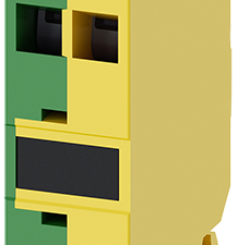 borne de apoyo, verde/amarillo, bornes de resorte, (3SU1400-1DA43-3AA0)