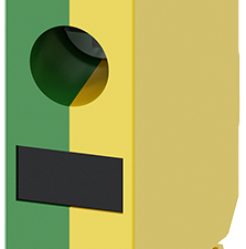 borne de apoyo, verde/amarillo, bornes de tornillo (3SU1400-1DA43-1AA0)