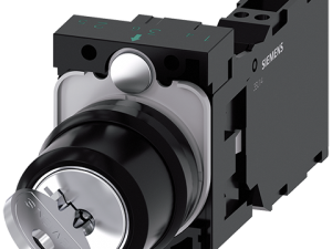 Interruptor de llave Ronis, 22 mm, circular, plást (3SU1130-4BF11-3FA0)