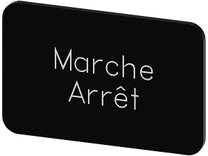 plaquita de identificación para abrochar o pegar e (3SU1900-0AD16-0GU0)