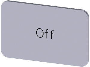 plaquita de identificación para abrochar o pegar e (3SU1900-0AD81-0DK0)