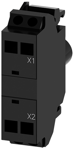 módulo de LED con LED intgr. 110 V AC, azul, borne (3SU1401-1BC50-3AA0)