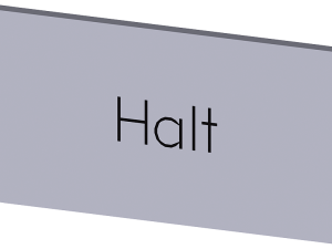 Plaquita de identificación para abrochar o pegar e (3SU1900-0AC81-0AK0)