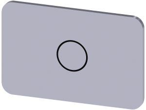 plaquita de identificación para abrochar o pegar e (3SU1900-0AD81-0QA0)