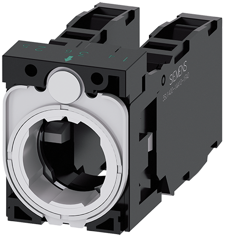 soporte para 3 módulos, plástico, 1 NA+1 NC, 1 NA+ (3SU1500-1AA10-1LA0)