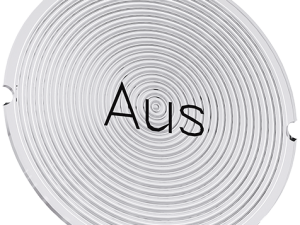 Placa insertable para pulsador luminoso, redondo, (3SU1900-0AB71-0AC0)