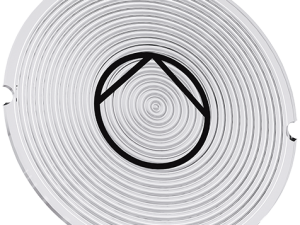 placa insertable para pulsador luminoso, redondo, (3SU1900-0AB71-0RD0)