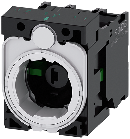 soporte para 3 módulos, plástico, 1 NA, 1 NA, Módu (3SU1501-1AG20-1NA0)
