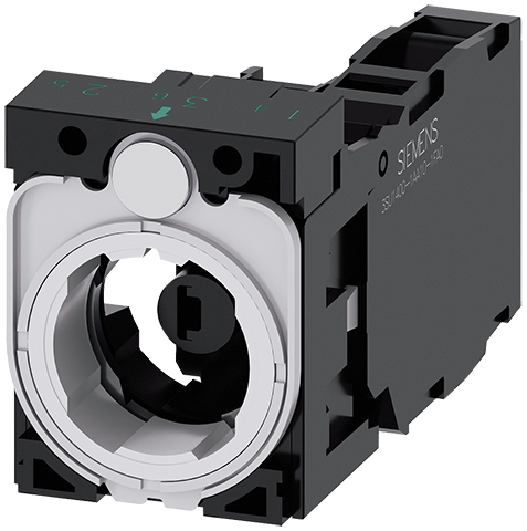 soporte para 3 módulos, plástico, 1 NA+1 NC, Módul (3SU1501-1AG60-1FA0)