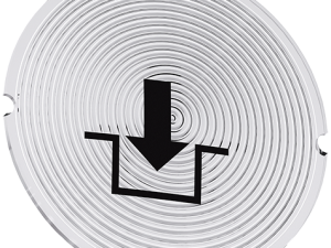 placa insertable para pulsador luminoso, redondo, (3SU1900-0AB71-0RK0)