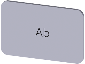 Plaquita de identificación para abrochar o pegar e (3SU1900-0AD81-0AE0)