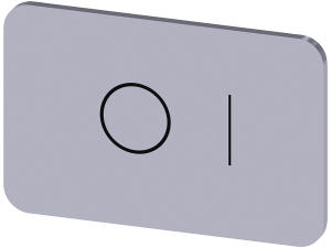 plaquita de identificación para abrochar o pegar e (3SU1900-0AD81-0QG0)