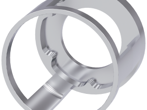 Collar de protección para pulsador de seta, 40 mm, (3SU1950-0DL80-0AA0)