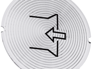 placa insertable para pulsador luminoso, redondo, (3SU1900-0AB71-0RR0)