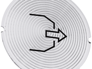 placa insertable para pulsador luminoso, redondo, (3SU1900-0AB71-0RS0)