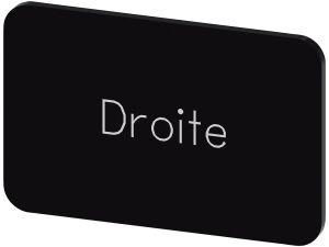 plaquita de identificación para abrochar o pegar e (3SU1900-0AD16-0GG0)