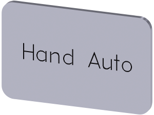 Plaquita de identificación para abrochar o pegar e (3SU1900-0AD81-0DB0)