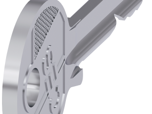 llave para interruptor de llave CES, n.º de cerrad (3SU1950-0FN80-0AA0)