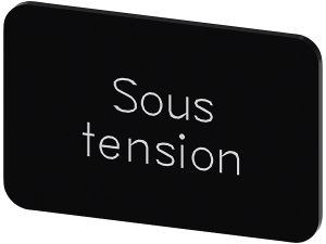 plaquita de identificación para abrochar o pegar e (3SU1900-0AD16-0GS0)