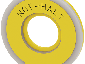 Arandela redonda para pulsador de seta de PARADA D (3SU1901-0BD31-0AT0)