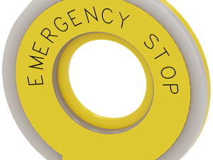 Arandela redonda para pulsador de seta de PARADA D (3SU1901-0BD31-0DA0)