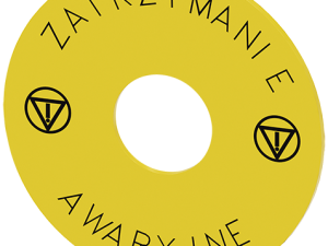 arandela para PARADA DE EMERGENCIA, amarillo, con (3SU1900-0BB31-0ND0)