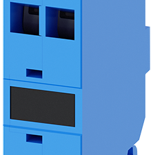 borne de apoyo, azul, bornes de resorte, para fija (3SU1400-2DA50-3AA0)